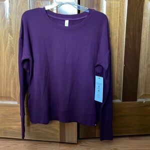 Glyder Women’s Sweatshirt Lounge Shirt Sz XS NWT